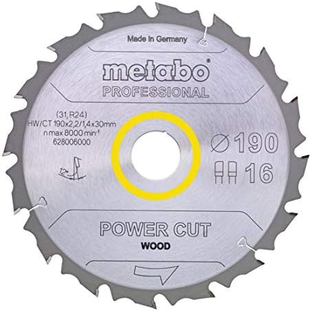 Metabo 628292000 PowerCutProf 165x20 14FZ/FA 10°
