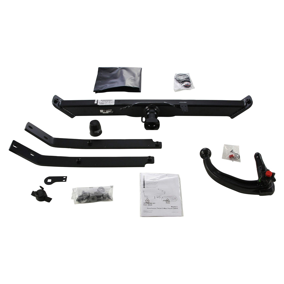 Westfalia Abnehmbare Anhängerkupplung für Ford C-Max Schrägheck/Cabrio (BJ 10/2003-03/2011), Mazda 3