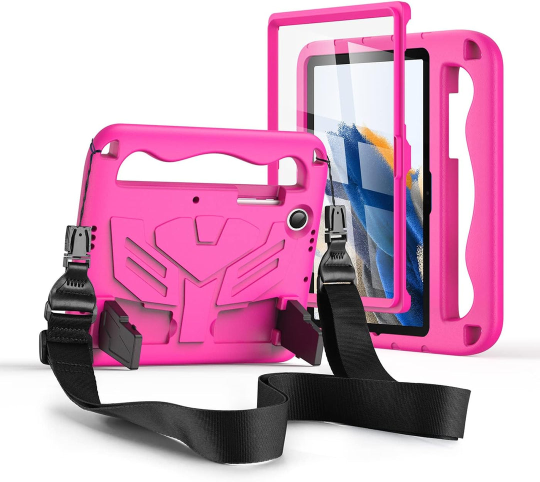 DUZZONA Kinder Hülle für Samsung Galaxy Tab A8 10,5 Zoll 2022 (SM-X200/X205/X207), mit integriertem