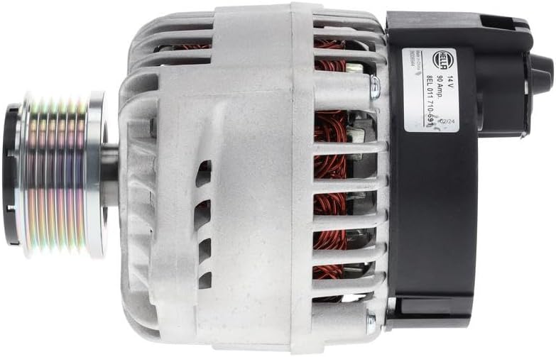 HELLA - Generator/Lichtmaschine - 14V - 90A - für u.a. Fiat Doblo Cargo (223_) - 8EL 011 710-691
