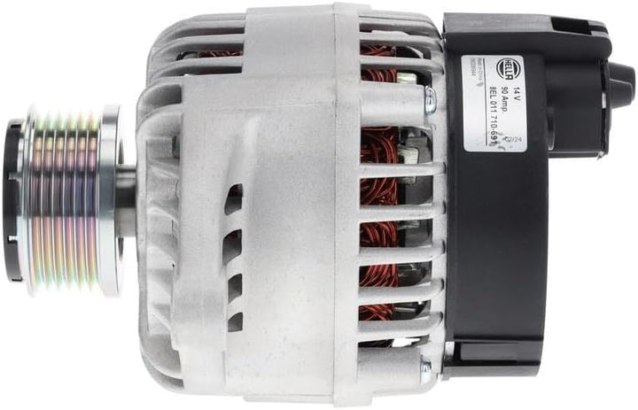 HELLA - Generator/Lichtmaschine - 14V - 90A - für u.a. Fiat Doblo Cargo (223_) - 8EL 011 710-691