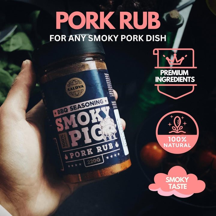 Meat Lovers BBQ Rub Geschenkset – Holy Cow, Angel’s Wings, Smoky Pig, Sweet Texas, Steak King & Adam