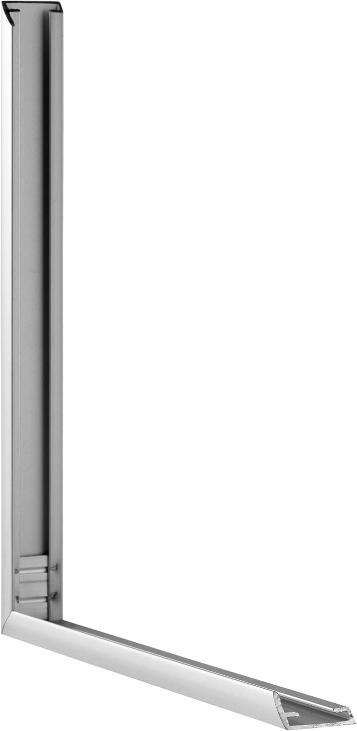 yd. Your Decoration - Bilderrahmen 75x100 cm - Silber Matt - Bilderrahmen aus Aluminium mit Acrylgla
