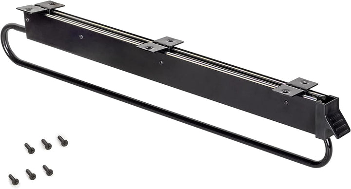 Emuca - Kleiderbügelauszug ausziehbar für kleiderschrank, Ausziehbare Kleiderstange Länge 800mm, Ede