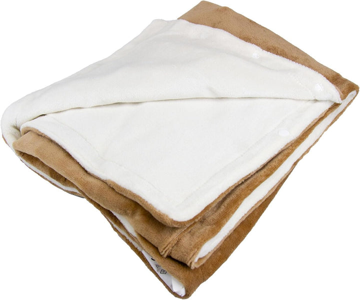 Heizdecke Flanell + GRATIS Power Bank. CE geprüft. TOP Qualität. Light Coffee, Light Coffee