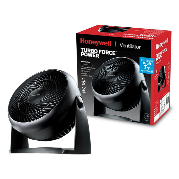 Honeywell TurboForce Turbo-Ventilator (Geräuscharme Kühlung, verstellbarer Neigungswinkel bis zu 90°