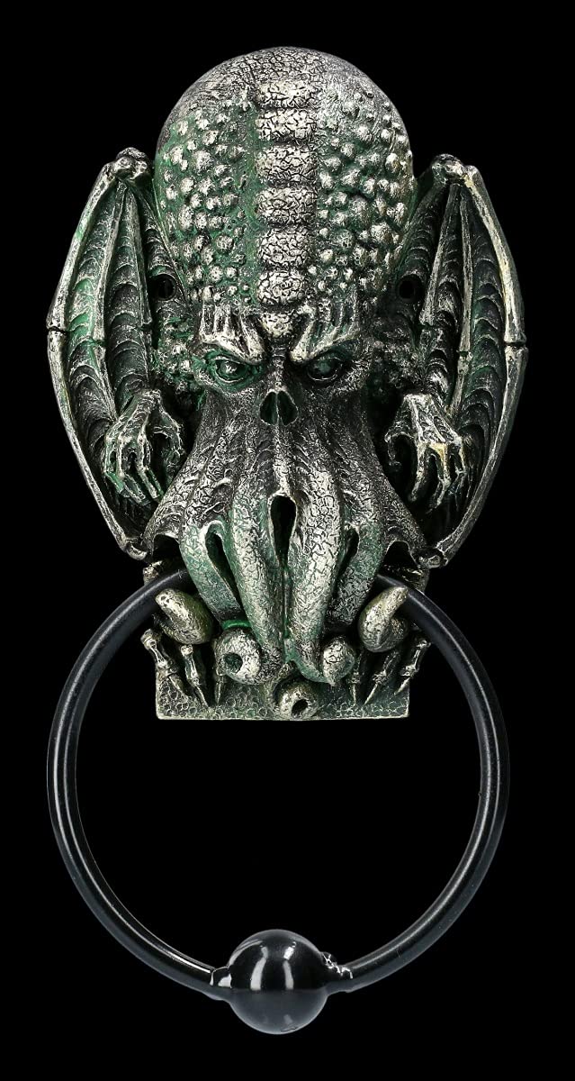 Figuren Shop GmbH Türklopfer Cthulhu | Kunststein | handbemalt | zum Hängen