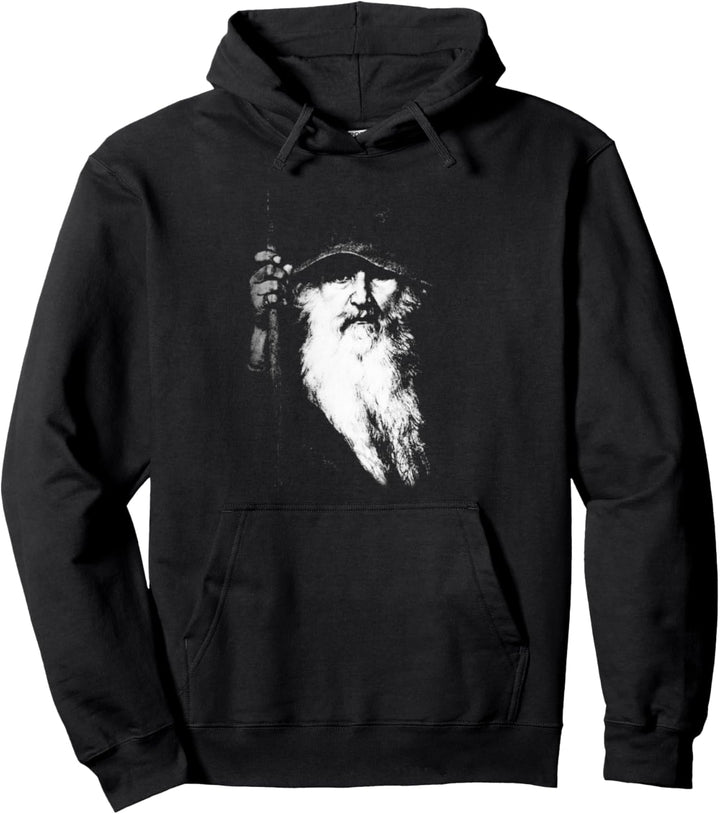 Odin Grauer Wanderer - Nordische Mythologie Göttervater 1886 Pullover Hoodie