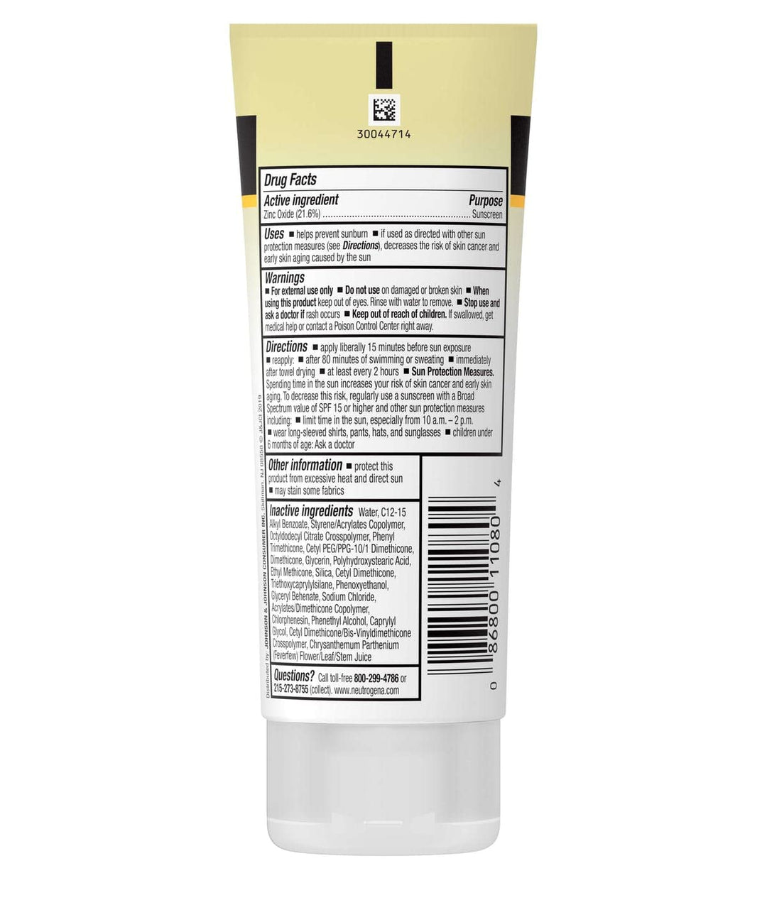 Neutrogena Sheer Zinc Dry Touch Spf#50 Sonnenschutz 3 Unzen (88ml)