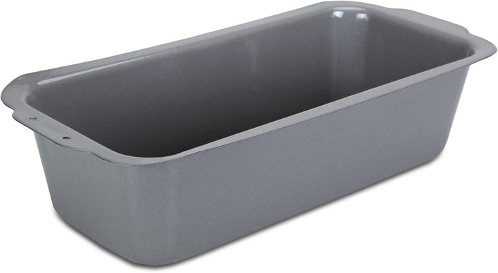 Städter we love baking silberne Brot-Back-Kastenform 30x13cm - Höhe 8cm - aus Metall emailliert - Fü