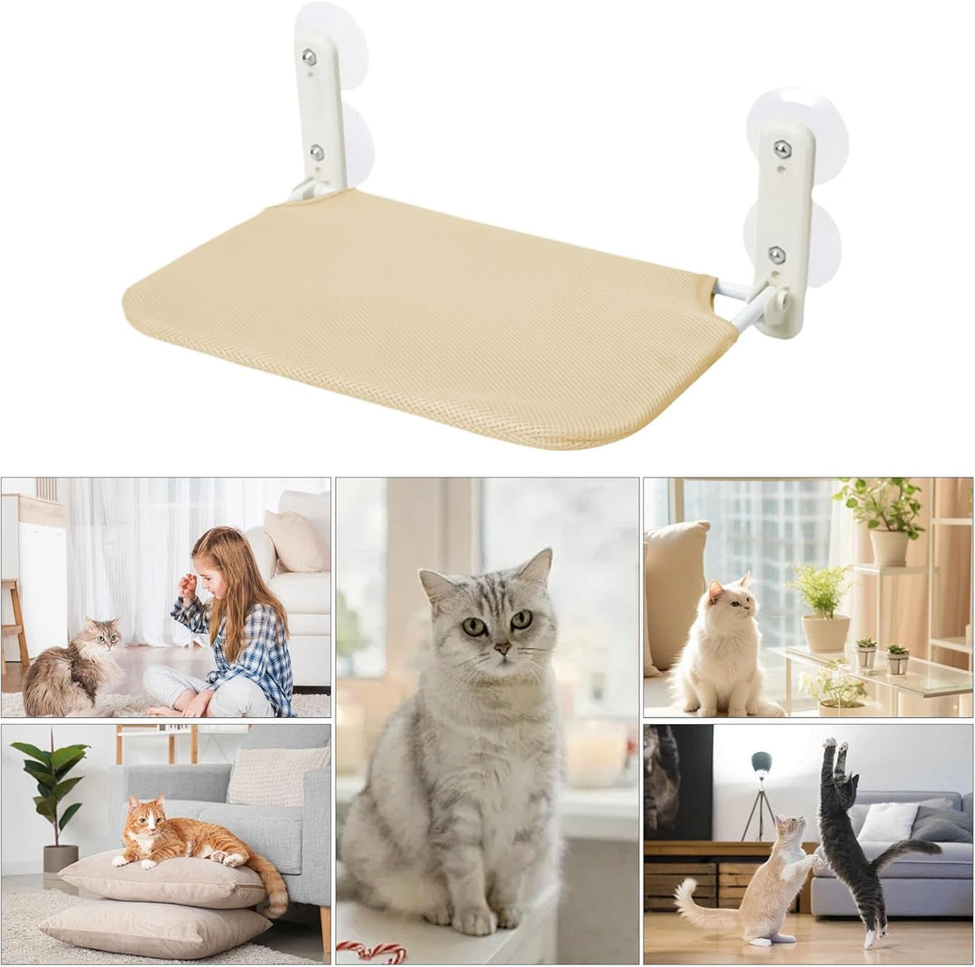Katzensitz für Fenster, Katzenfensterbett,Katze Wandregale Fenster - Katzenhängematte für grosse Kat