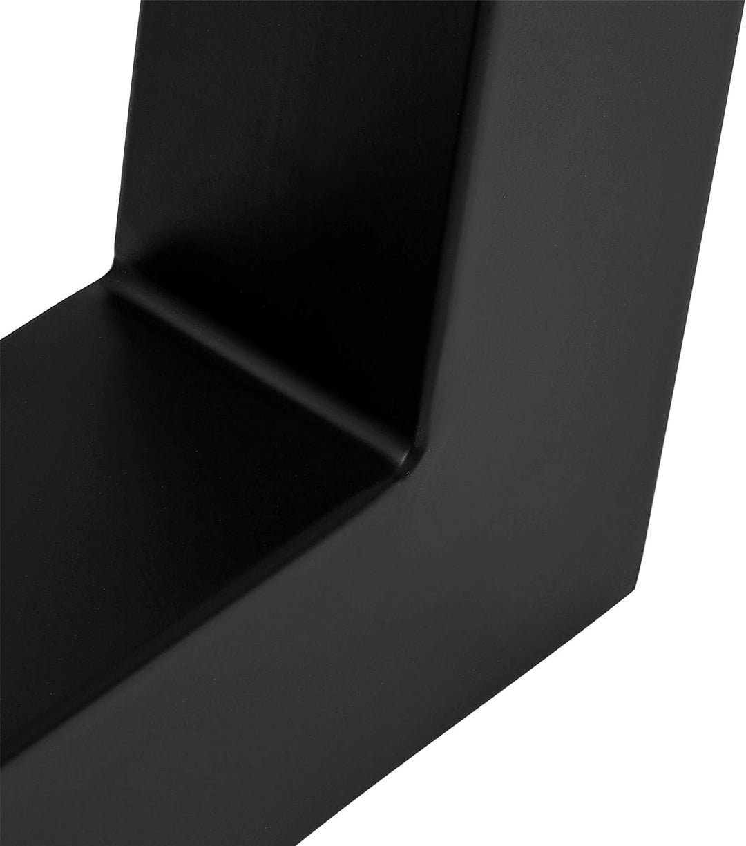 HOLZWERK24 Tischgestell für lange Tischplatten TUG 3005 Stahl schwarz Trapez - Tischkufen Tischfüsse