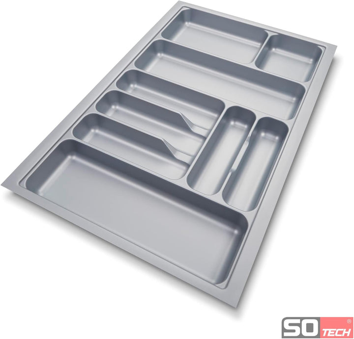 Orga-Box Besteckeinsatz I Besteckkasten 717 x 474 mm für Tandembox + ModernBox im 80er Schrank 717 x