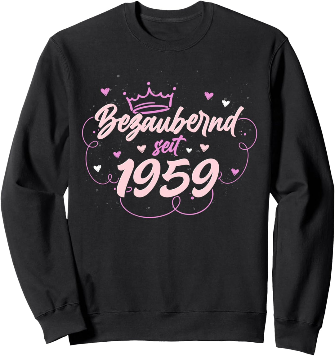 Bezaubernd seit 1959 Geschenk für Frauen 63 Geburtstag Sweatshirt