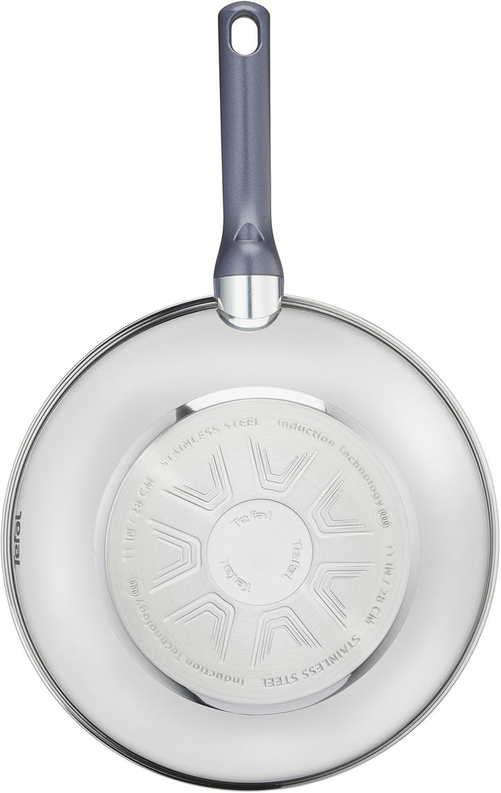 Tefal Daily Cook Wokpfanne 28cm, langlebig, antihaftbeschichtet, Thermo-Signal bei optimaler Tempera