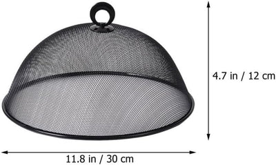 Cabilock 4 Stücke Metall Fliegenhaube Lebensmittel Abdeckhaube Speiseschirm Kuchenhaube Mesh Kuchen