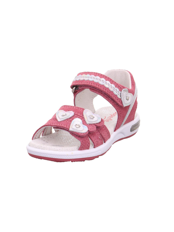 Superfit Mädchen Emily Sandalen 25 EU Pink Silber 5500, 25 EU Pink Silber 5500