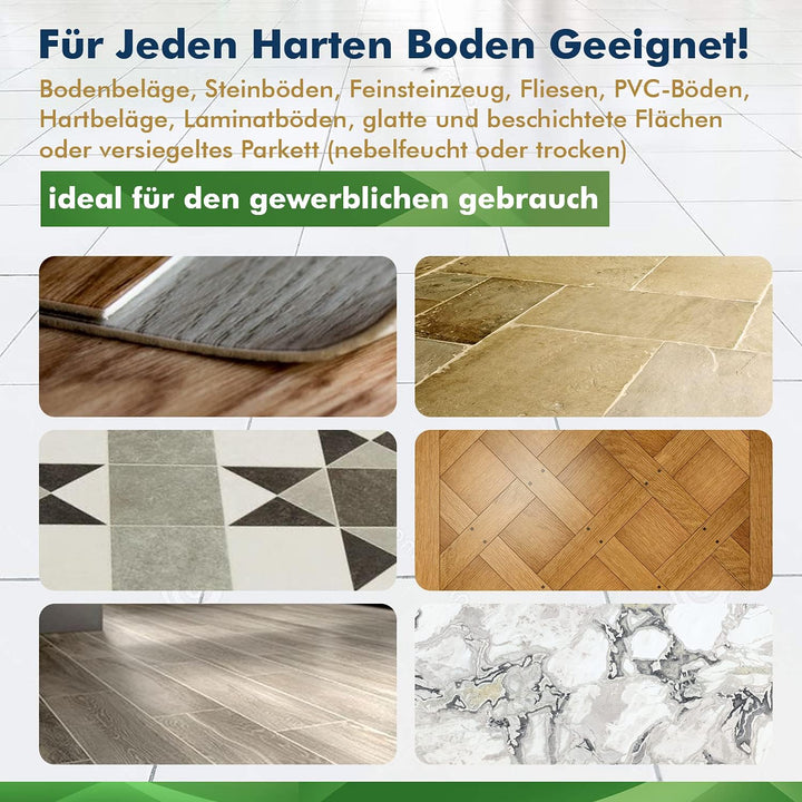 Okaei 10 Stück Wischmopp Bezug (40 cm) - Premium Bodenwischer-Wischbezug aus 100% Microfaser - Bezug