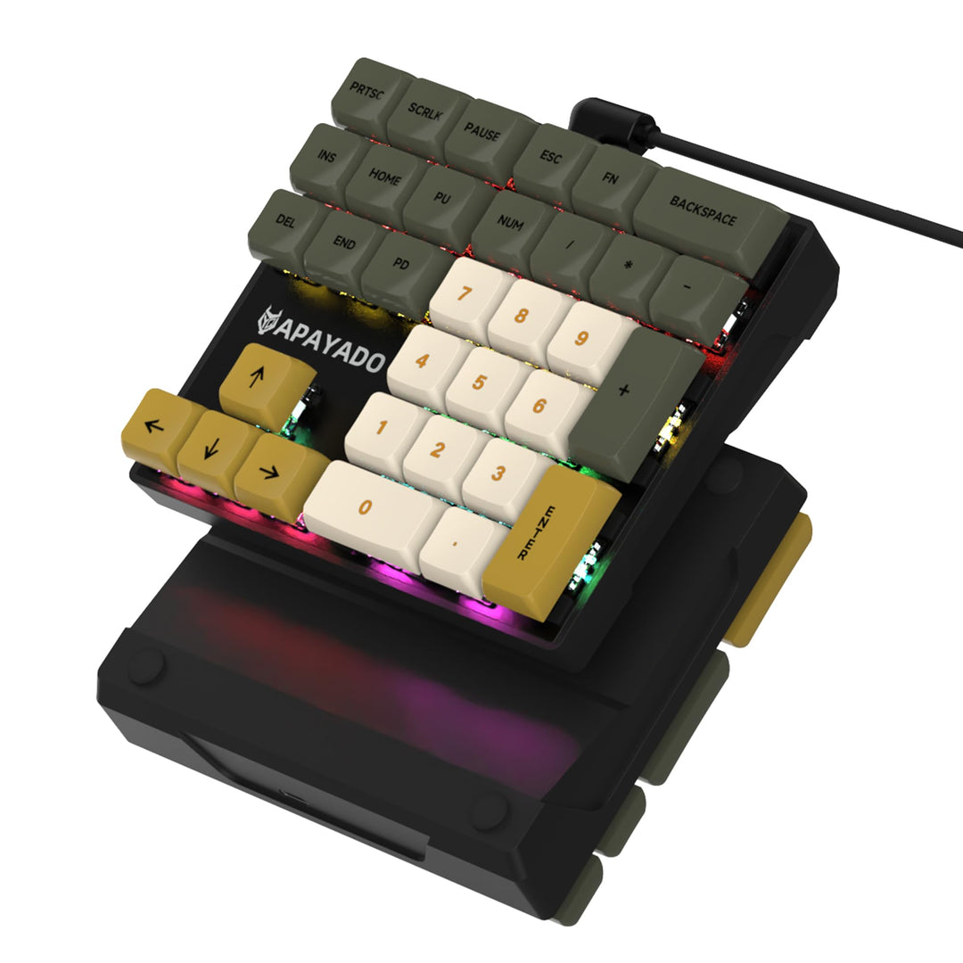 Sikai Mechanisches Numpad - Roter Schalter(Red Switch) - USB A Kabelgebunden - 33 Tasten RGB Keypad