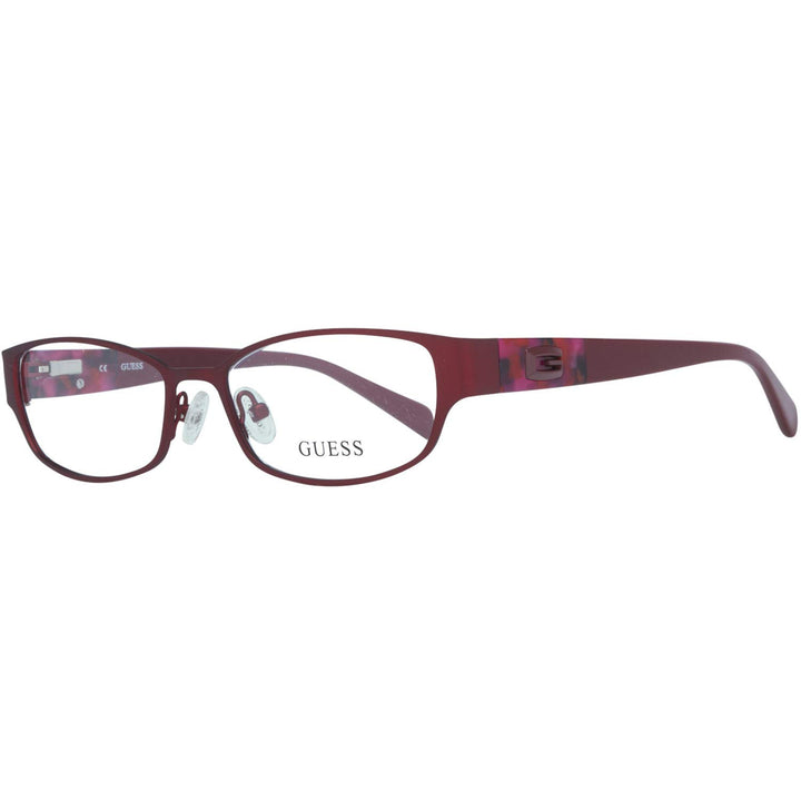Guess GU2412 52O92 Guess Brille Gu2412 O92 52 Oval Brillengestelle 52, Rot