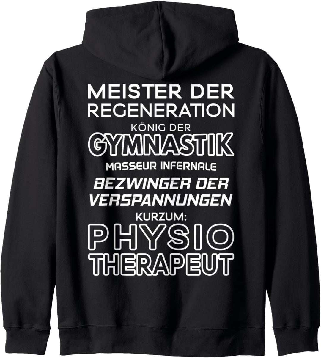 Physiotherapie Bezwinger Der Verspannungen Physiotherapeut Kapuzenjacke