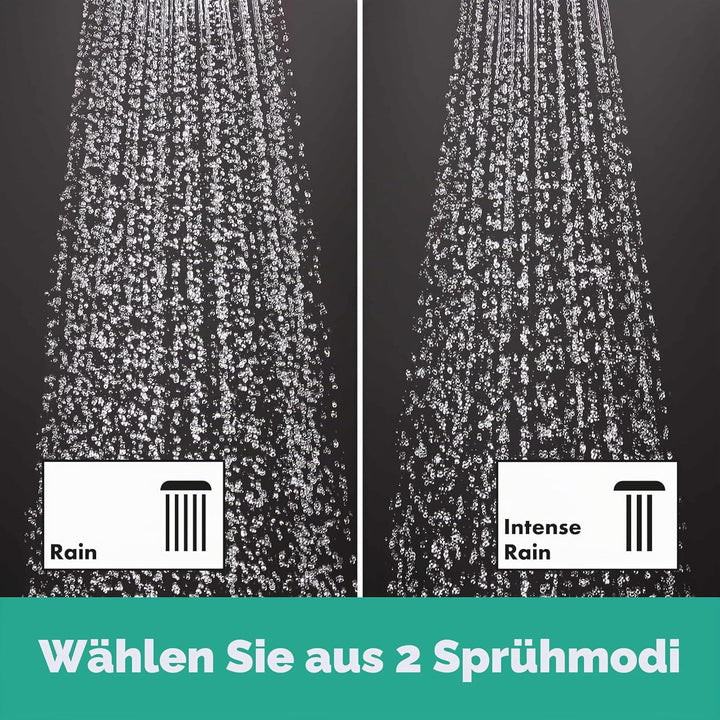 hansgrohe Crometta E - Duschsystem mit Einhebelmischer, Regendusche (240 x 240 mm) mit Armatur, Hand