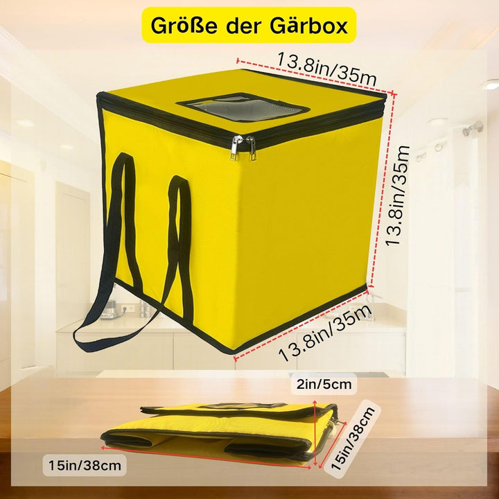Cloud Fire Dough Proofing Box 150W Heizplatte mit Temperatursteuerung und Faltfunktion – Gärbox für