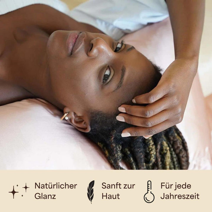 célv Luxus Seide Kopfkissenbezug/Kissenbezug mit verstecktem Zipper/Kissenhülle aus 100% Maulbeersei
