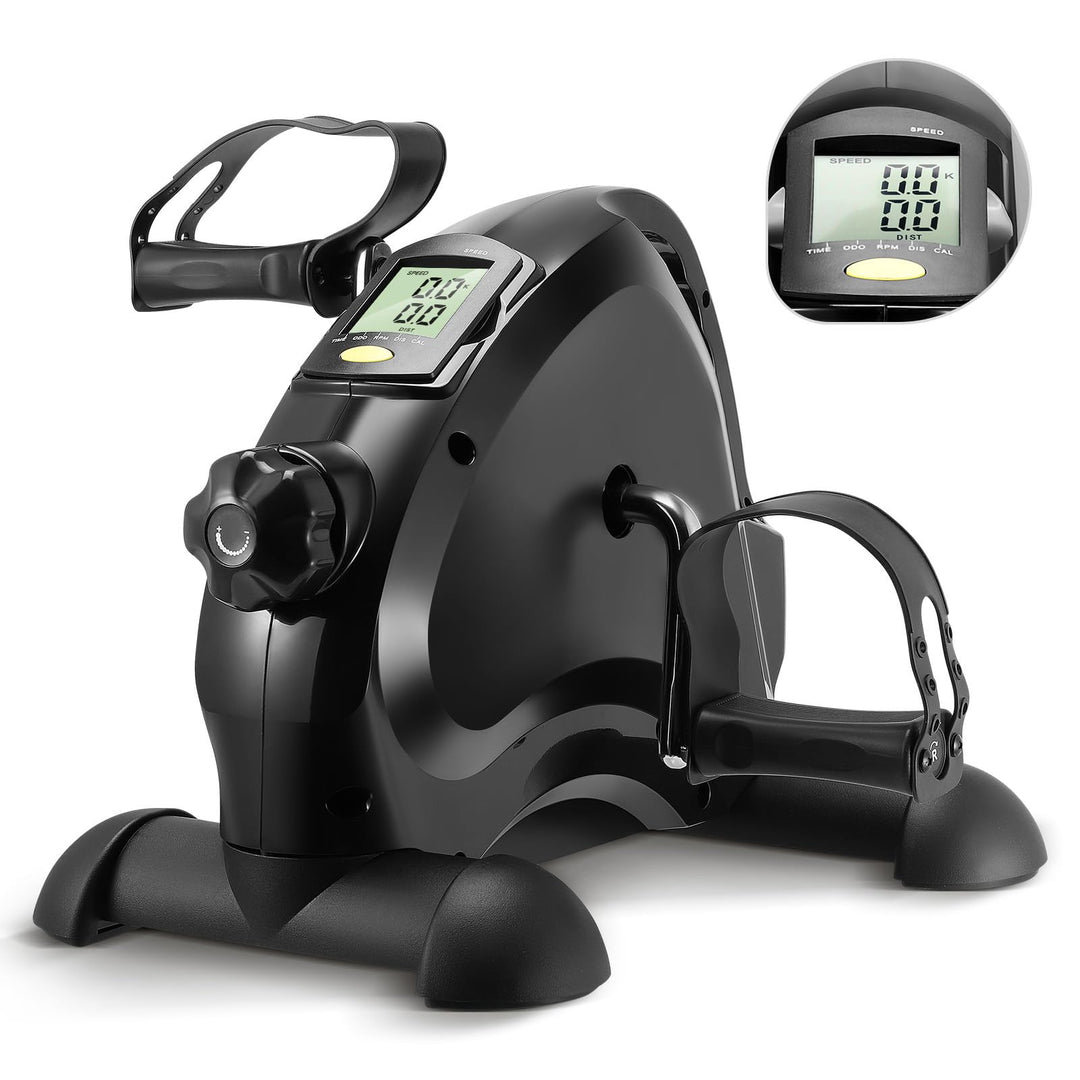 Towwoo Pedaltrainer, Leiser Arm und Beintrainer Senioren, Mini Heimtrainer mit LCD Display, Fahrrad