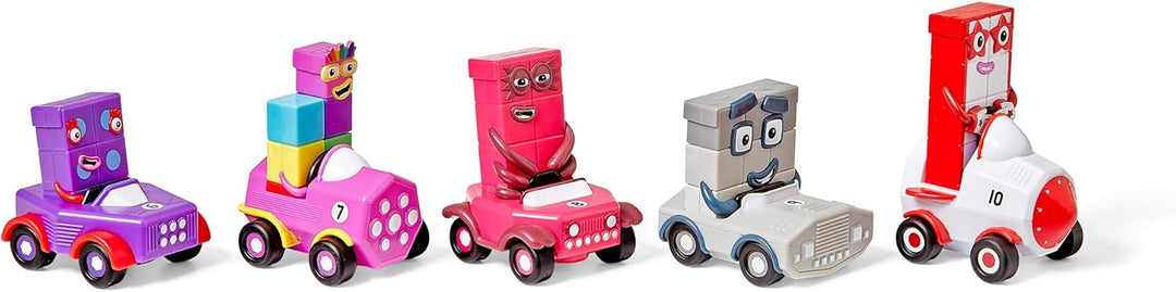 Learning Resources Numberblocks Mini-Fahrzeuge Sechs bis Zehn, ab 3 Jahren, Spielzeugautos zum Lerne