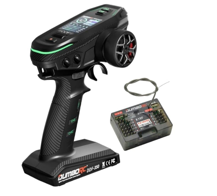 s-idee® RC-Auto - Fernbedienung mit 10-Kanal Empfänger für Hobbyisten & Technik-Enthusiasten - DDF35