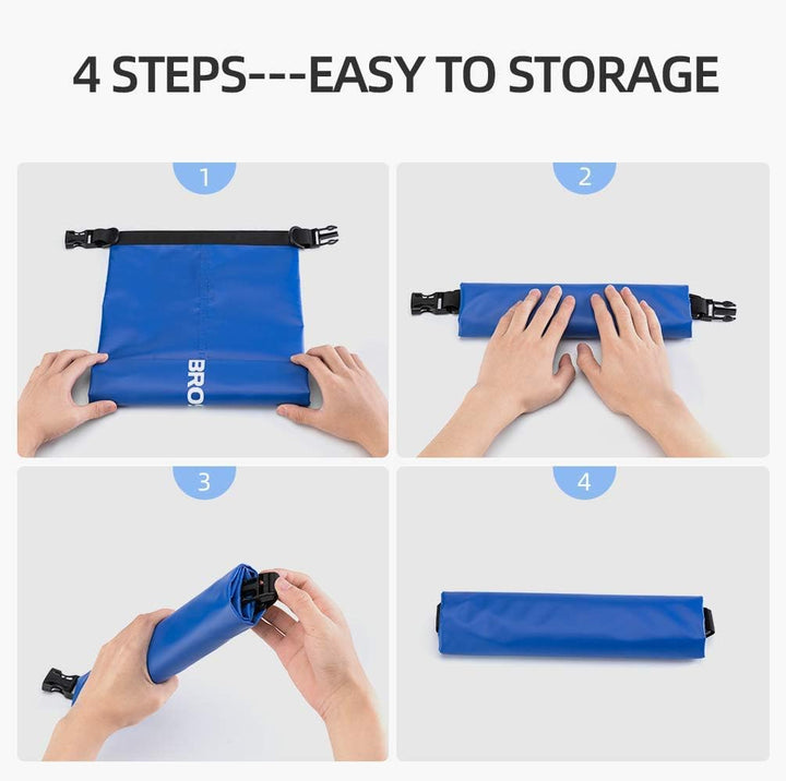 ROCKBROS Dry Bag Wasserdicht Packsack für Wassersport, Strand, Schwimmen Boot Kajak Rafting Segeln 4