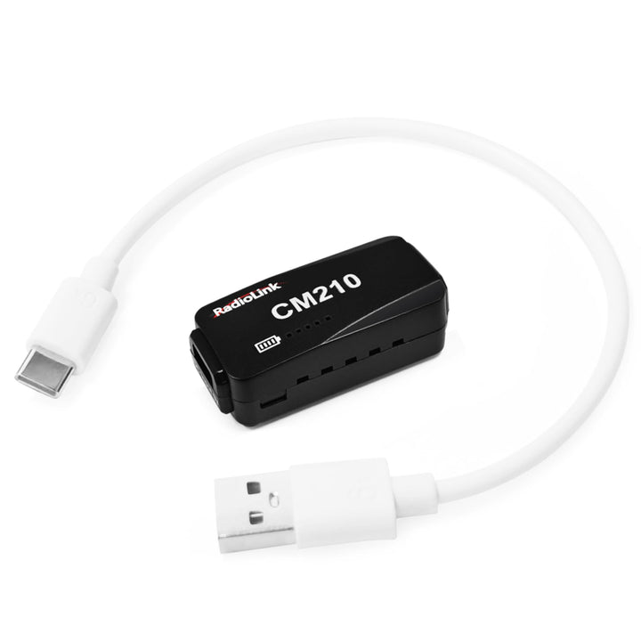 Radiolink CM210 1 Stück schneller 2S LiPo Akku Balance Ladegerät Micro Size USB Type-C Stecker, Netz