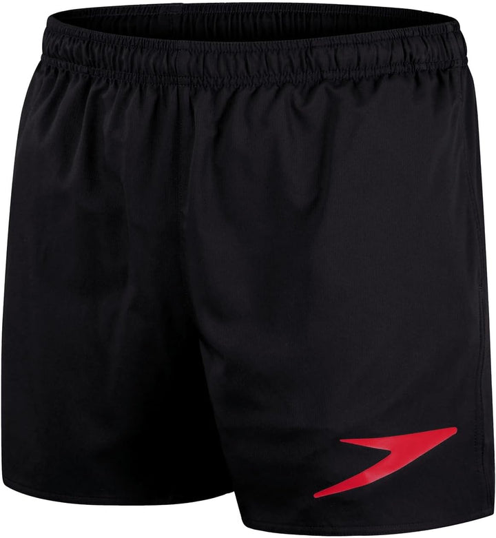 Speedo Herren Essentials 16" Wassershort (1er Pack) XS Black/Fed Red, XS Black/Fed Red