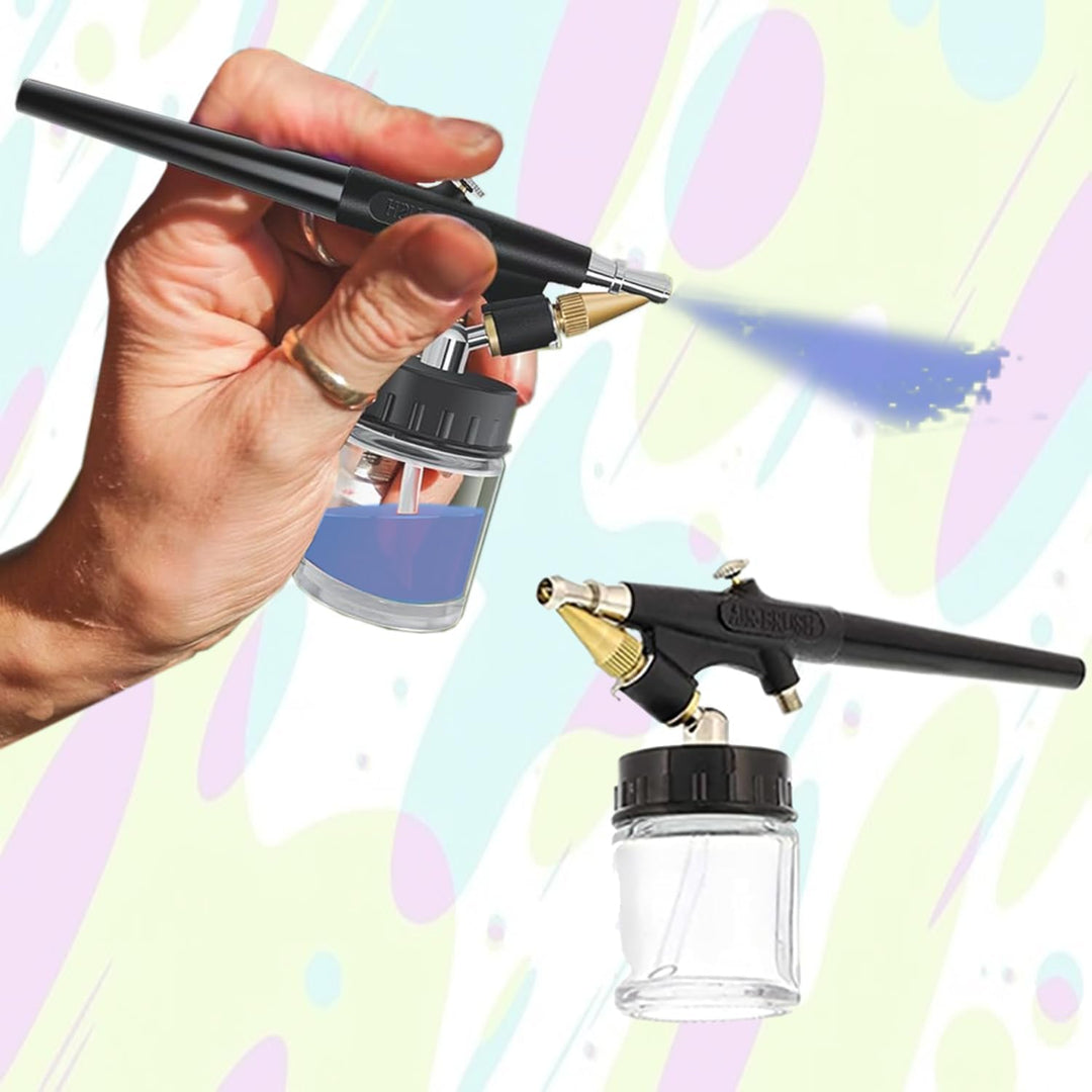 ABEST Airbrush Kompressor-Kit: Luftschlauch, Airbrush-Halter, Minifilter, Double-Action-Mechanismus