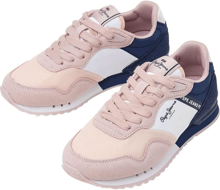 Pepe Jeans Mädchen London Basic G Sneaker 32 EU Soft Pink, 32 EU Soft Pink