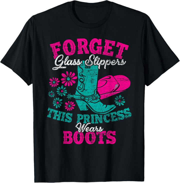 Diese Prinzessin trägt Stiefel Cowgirl Geschenk Texas Cowboy T-Shirt