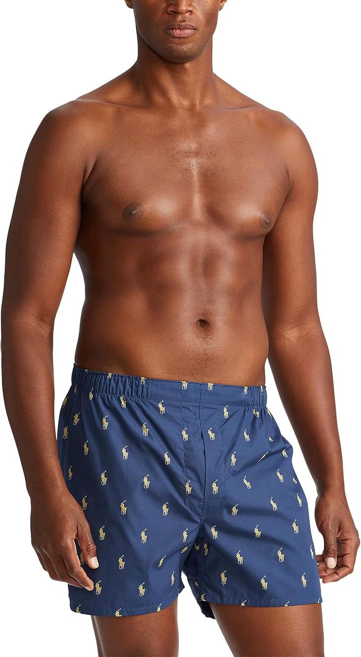 Polo Ralph Lauren Herren Baumwolle mit Klassischer Passform Boxershorts (3er Pack) L Rustic/Summer/H
