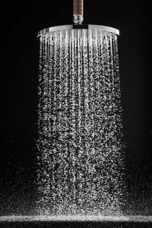 hansgrohe Raindance S 240 Air Duschkopf, Kopfbrause für Wandmontage, Chrom Wandanschluss 1 Strahlart