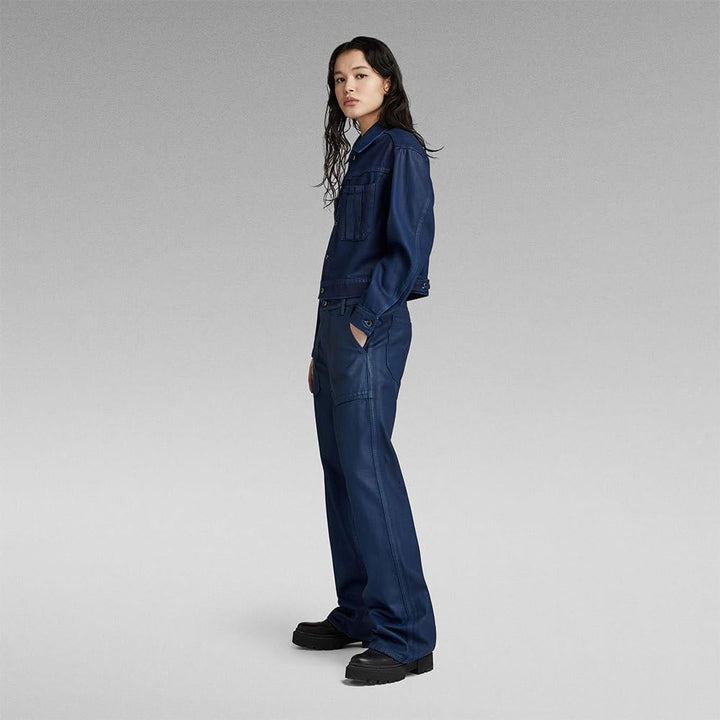 G-STAR RAW Damen Judee Carpenter Loose Jeans 26W / 30L Blau (Luna Blue Cobler D23590-d436-g275), 26W