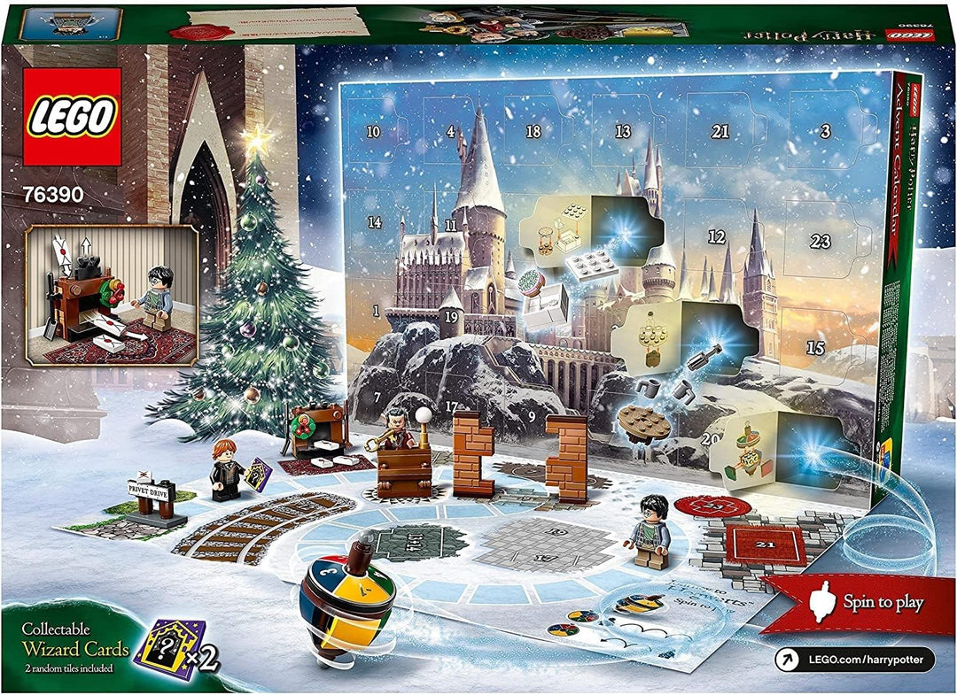 LEGO 76390 Harry Potter Adventskalender 2021, Weihnachtskalender, Kinder ab 7 Jahren mit 6 Minifigur