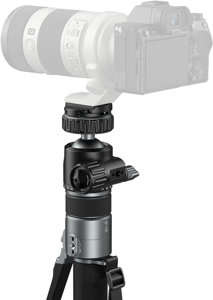 SMALLRIG 63" Tragbares Reisestativ für iPhone und Kamera, 160cm Carbonfaser-Videostativ mit Kompakte