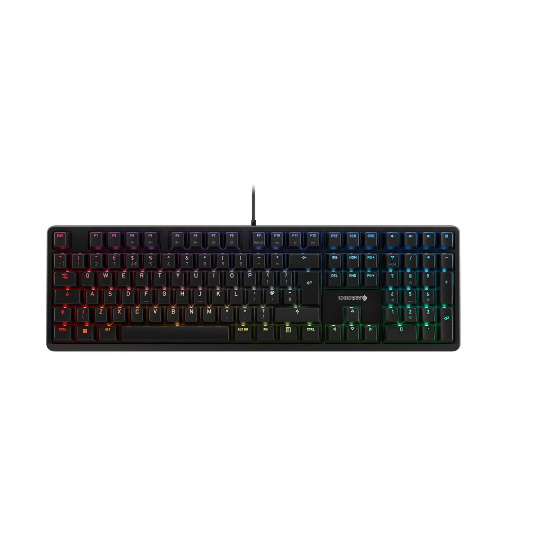 CHERRY G80-3000N RGB, mechanische Gaming-Tastatur mit RGB-Beleuchtung, Britisches Layout (QWERTY), k