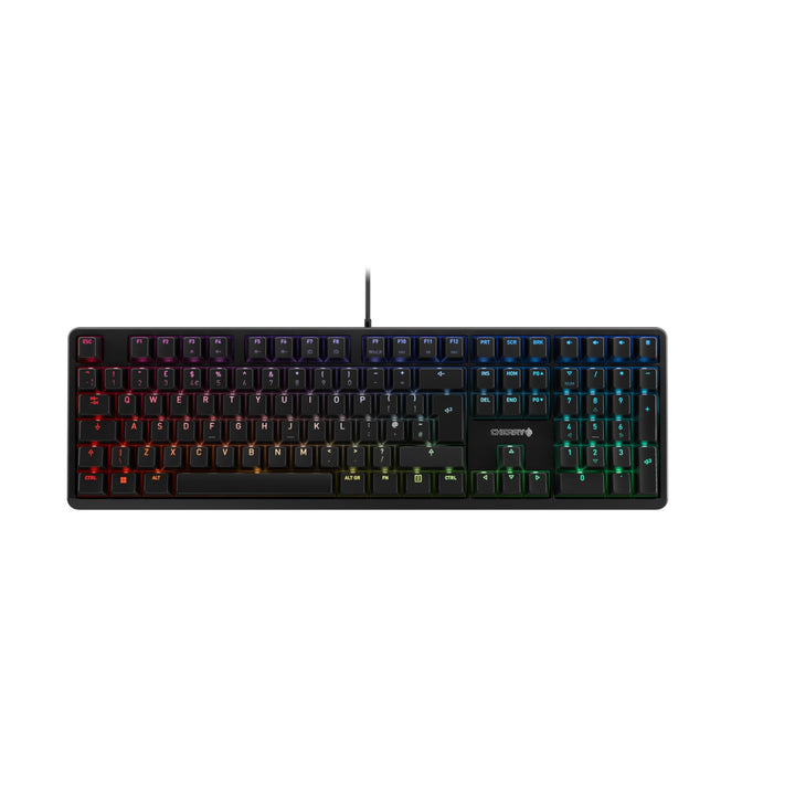 CHERRY G80-3000N RGB, mechanische Gaming-Tastatur mit RGB-Beleuchtung, Britisches Layout (QWERTY), k