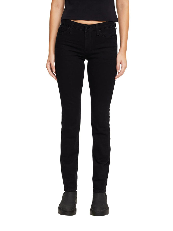 Esprit Damen Jeans Stretch-Denim 24W / 30L 910/Black Rinse - New, 24W / 30L 910/Black Rinse - New