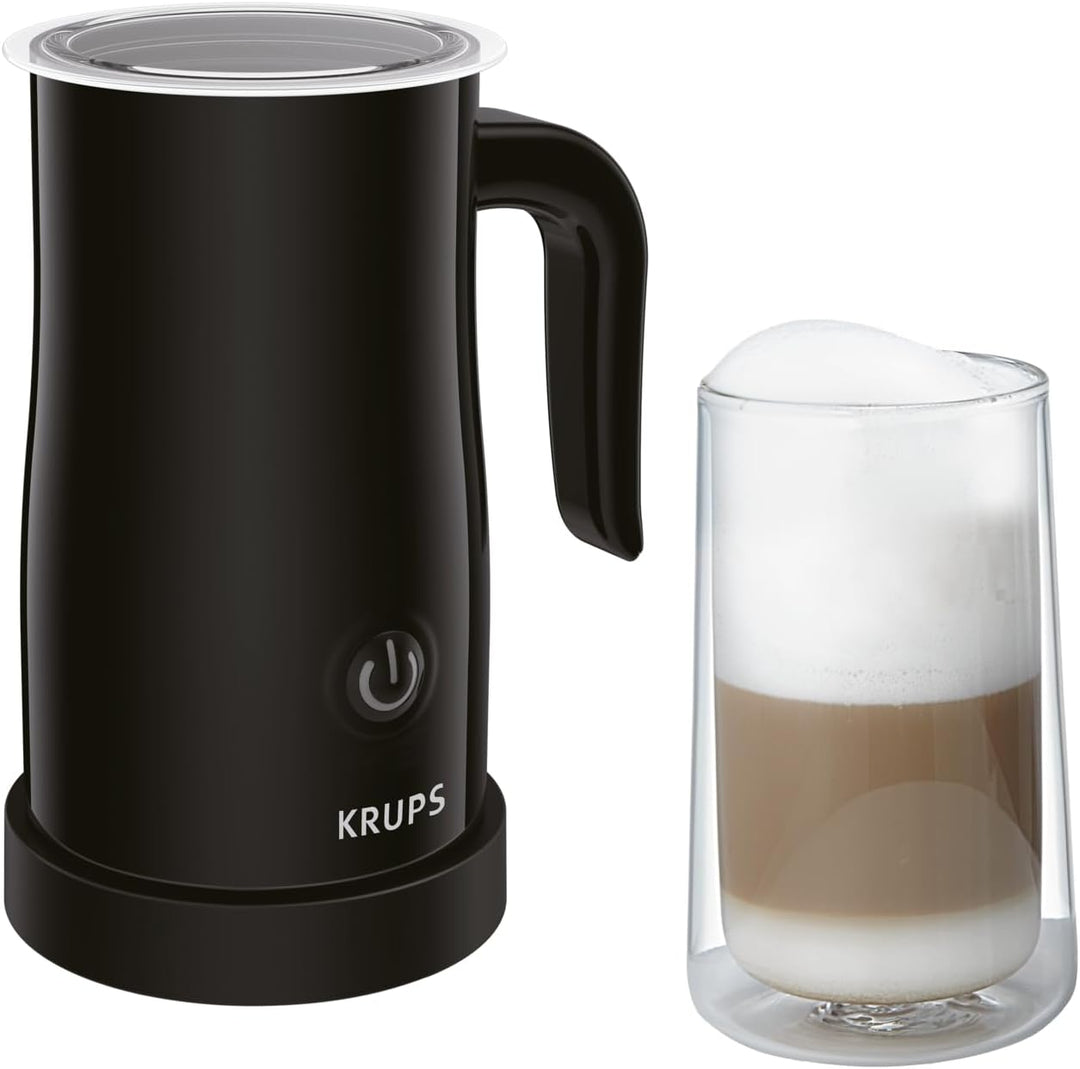 Krups Elektrischer Milchaufschäumer XL1008 | Bis zu 150 ml Aufschäumkapazität | Einfache Bedienung a