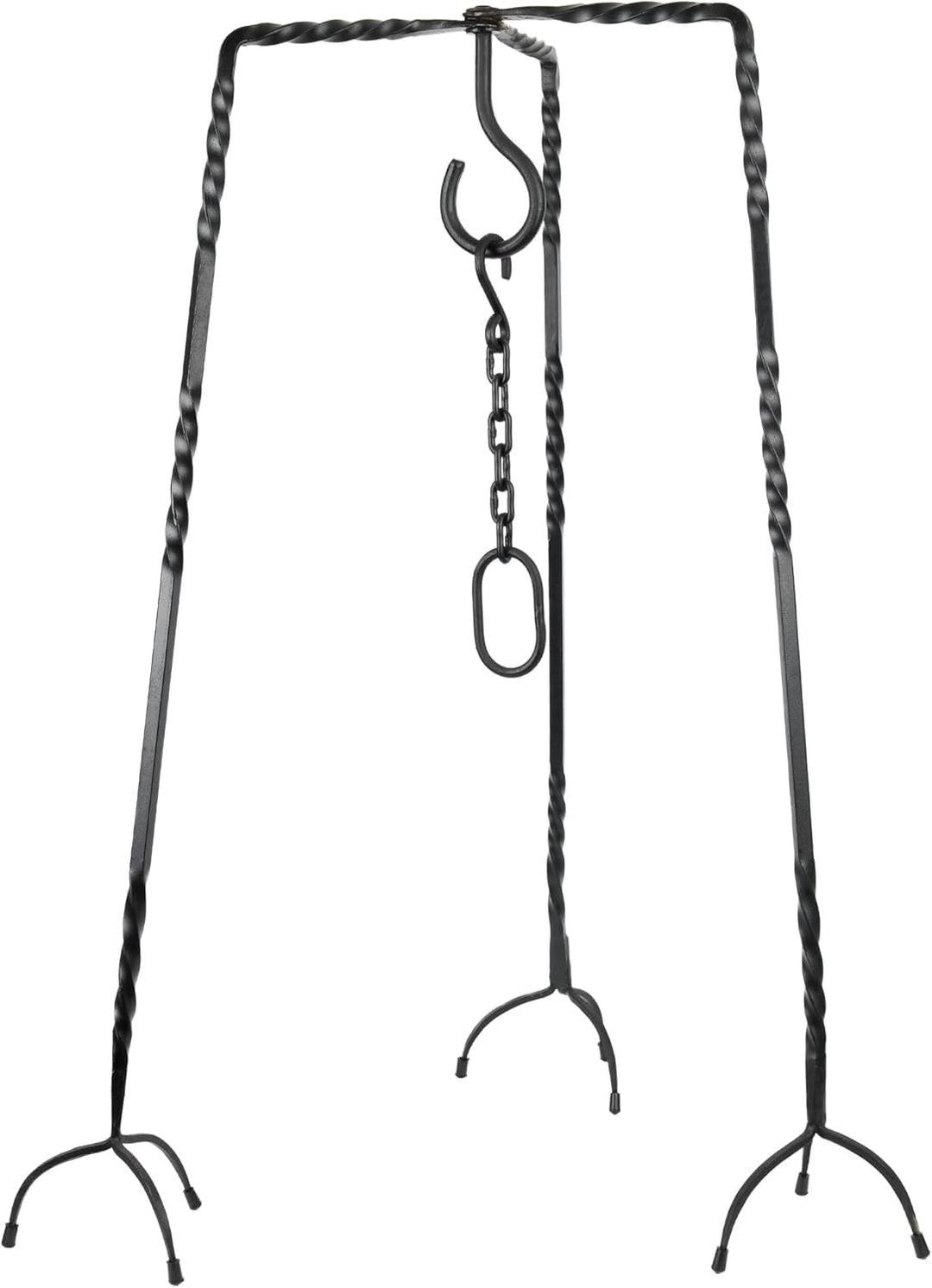 Geschmiedetes Dreibein, ca. 93 cm Mittelalter Kochstelle LARP Hängegrill Lager Feuerstelle