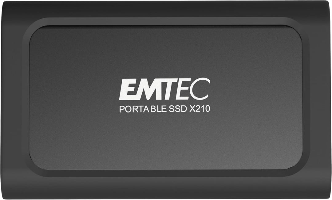 Emtec Externe SSD-Festplatte X210 Elite 512 GB – abwärtskompatibel mit USB 3.2 Gen1 und 2.0 – 3D NAN