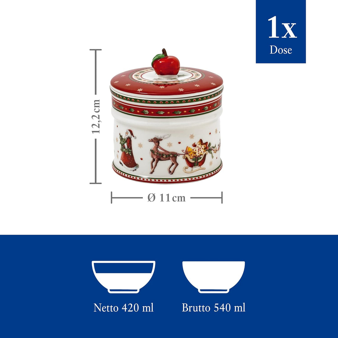 Villeroy &amp; Boch – Winter Bakery Delight Kleine Vorratsdose, Keramik Keksdose Weihnachten, Weihnachts