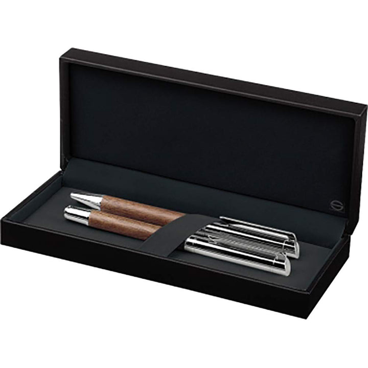 Senator S-066252204000 Schreibset Tizio, Metall, Füllhalter und Kugelschreiber, blau